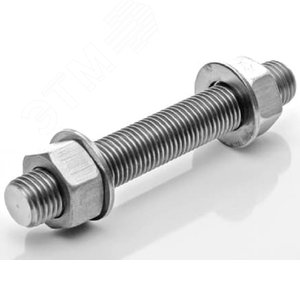 Шпилька 3/4''-10UNCх190 A320 Gr.L7 ASME B18.31.2 с2мя гайками 3/4''-10UNC A194 Gr.7 ASME B18.2.2 и 2мя шайбами 3/4'' CS ASTM F436