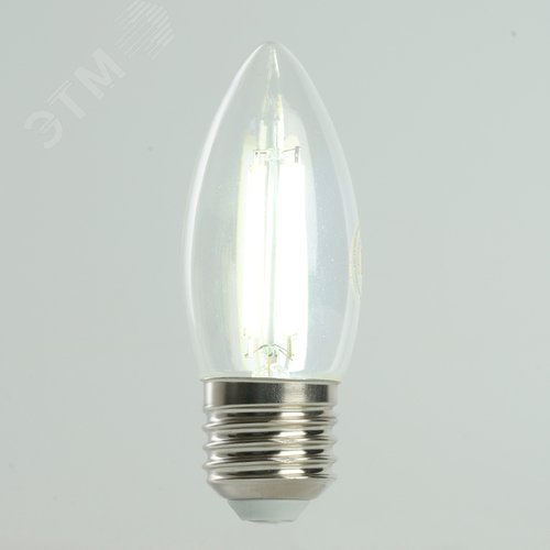 Лампа светодиодная LED 8вт Е27 дневной свеча FILAMENT .PRO