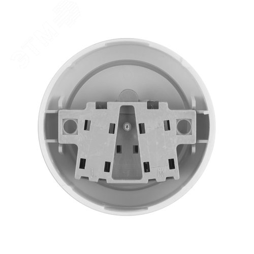 Розетка 2П открытой установки IP20 10А белая Ретро TDM