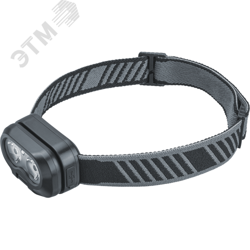 Фонарь светодиодный NPT-H46-ACCU 10 Вт 2 LED налобный аккумуляторный