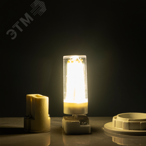 Лампа светодиодная филаментная LED G4 PRO 6w 4000K белый 500Lm 230V
