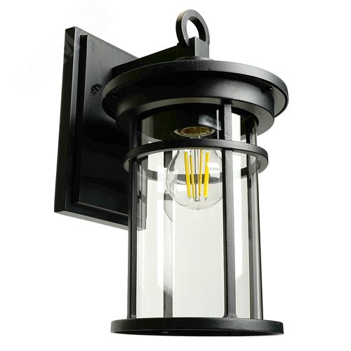 Светильник НБУ-60w вниз, Е27, IP44, черный