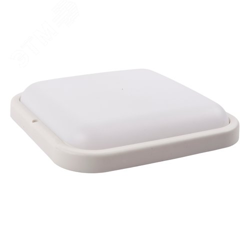 Светильник светодиодный ULW-Q229 24W/6500K IP65 WHITE влагозащищенный. Квадрат. Дневной свет (6500K). 190?190?37мм. Корпус белый