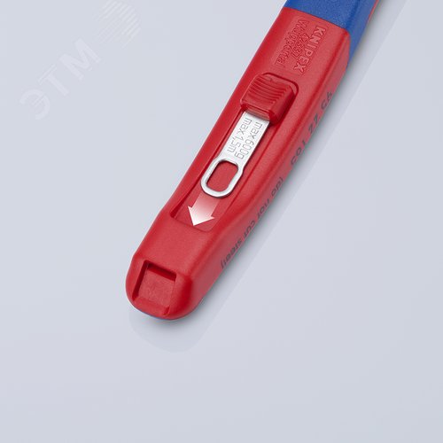Клипса с ушком для страховочной системы KNIPEX Tethered Tools, красная, 10 шт, TetheredTool Clip