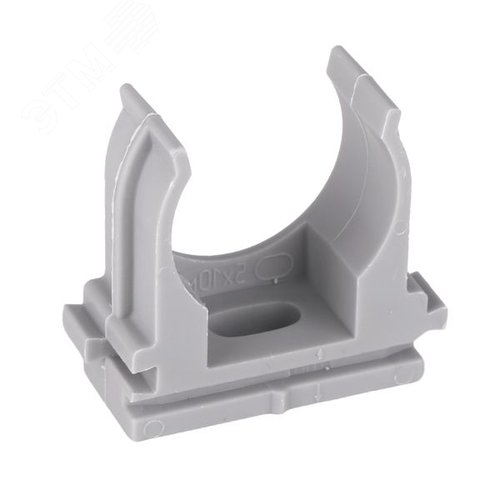 Крепеж-клипса для ручного монтажа d25 мм серая EKF-Plast