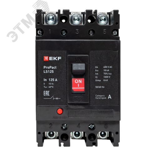 LS125 18кА 3P 160А ProPact EKF