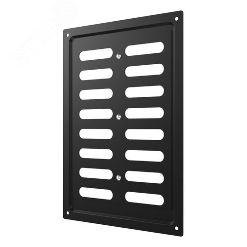 Решетка вентиляционная MER регулируемая 170х240 окраш.сталь Black