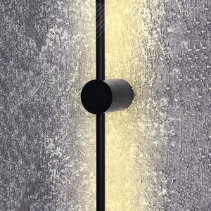 Светильник светодиодный ДБО-20w 3000К 1100Лм Lines черный