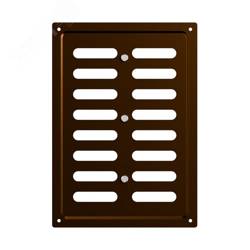 Решетка вентиляционная MER регулируемая 170х240 окраш.сталь Metallic brown