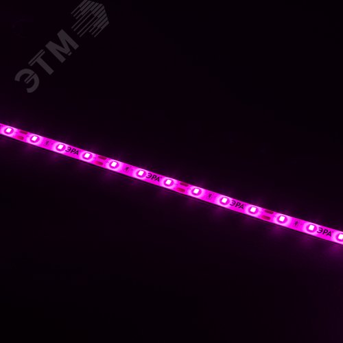 Лента светодиодная для растений с адаптером 12V FITO-Strip Light-RB-45W-5m-12V-IP65 красно-синего спектра 5м IP65 GREEN LINE