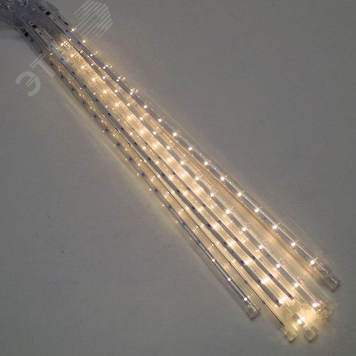 Гирлянда Сосульки LED 2700K 4.5х0.5 м+3 м прозрачный шнур