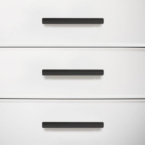 Ручка-скоба мебельная StahlBuro AP2315-96 2шт., BL матовый черный