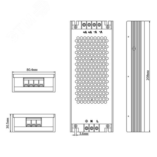 Драйвер светодиодный LED 400w 48v