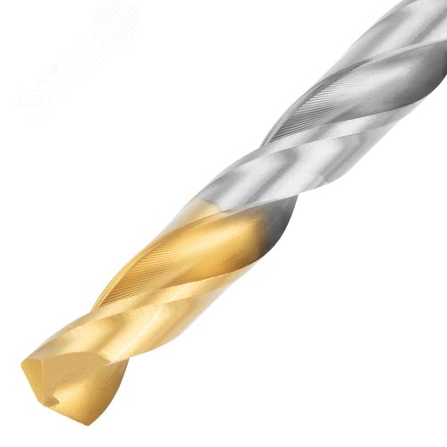 Набор сверл по металлу, 2-8мм, Р6М5-TiN, Golden Tip, 6 шт