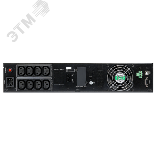 Источник бесперебойного питания Line-interactive РСК-ПИЛОТ-2000Р-М Rack/Tower 2000ВА/1800Вт USB/RS-232/EPO/SNMP slot (8 IEC С13) (12В/7.5Ач. х 4) 2U