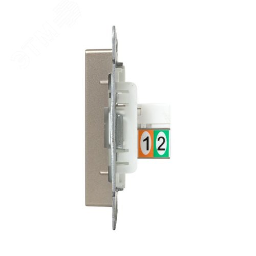 Механизм розетки RJ11 шампань Эпика EKF