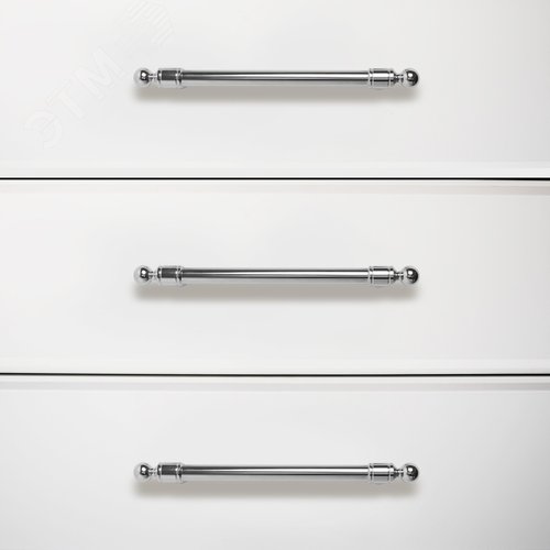 Ручка-скоба мебельная StahlBuro AP2306-128 2шт., CP хром