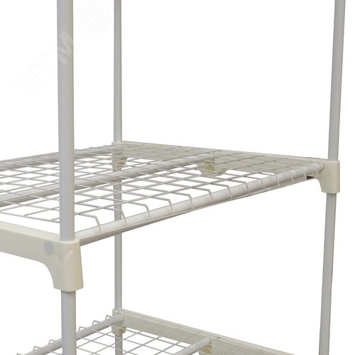 Парник-стеллаж для рассады UGH-R30 H190 WHITE/WHITE 5 полок, 70x50x190см. Металлическая труба в ПВХ, цвет белый. Тент из армированного полиэтилена 135г/м2, цвет сетки белый. TM ФитоЛето