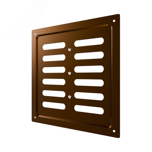 Решетка вентиляционная MER регулируемая 200х200 окраш.сталь Metallic brown