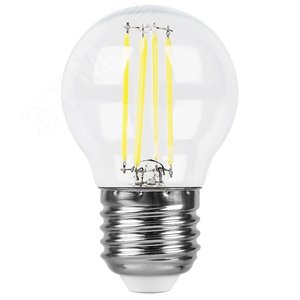 Лампа светодиодная LED 11вт Е27 дневной шар FILAMENT