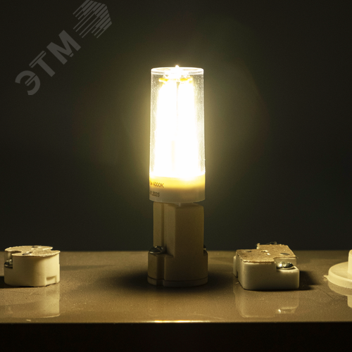 Лампа светодиодная филаментная LED G9 PRO 6w 4000K белый 500Lm 230V