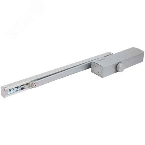 Доводчик дверной БУЛАТ PROFI ДД 802/5 BH-S (25-120 кг) серебро