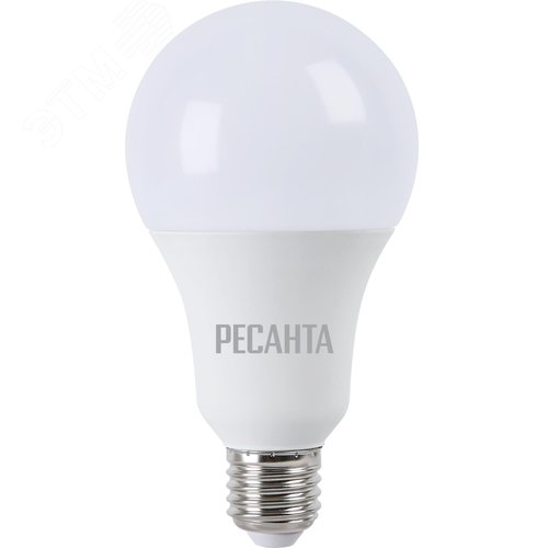 Лампа светодиодная LL-R-A80-20W-230-4K-E27 (груша, 20Вт, нейтр., Е27) Ресанта