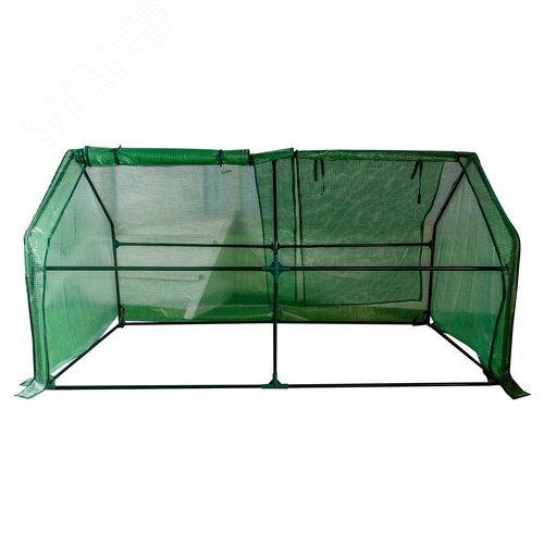 Парник уличный UGH-S31 L180 GREEN/GREEN 180x90x90см. Металлическая труба в ПВХ, цвет зеленый. Тент из армированного полиэтилена 135г/м2, цвет сетки зеленый. TM ФитоЛето