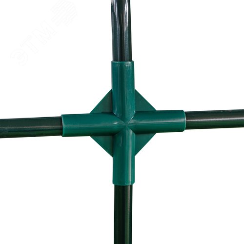 Парник уличный UGH-S31 L180 GREEN/GREEN 180x90x90см. Металлическая труба в ПВХ, цвет зеленый. Тент из армированного полиэтилена 135г/м2, цвет сетки зеленый. TM ФитоЛето