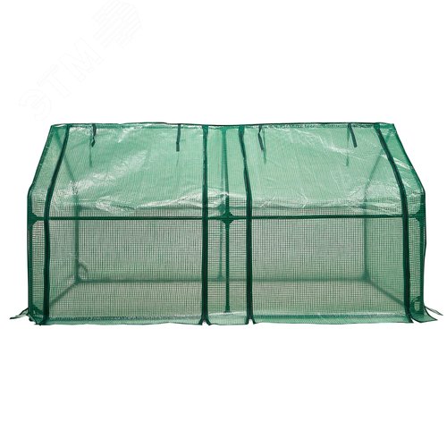 Парник уличный UGH-S31 L180 GREEN/GREEN 180x90x90см. Металлическая труба в ПВХ, цвет зеленый. Тент из армированного полиэтилена 135г/м2, цвет сетки зеленый. TM ФитоЛето