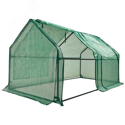 Парник уличный UGH-S31 L180 GREEN/GREEN 180x90x90см. Металлическая труба в ПВХ, цвет зеленый. Тент из армированного полиэтилена 135г/м2, цвет сетки зеленый. TM ФитоЛето