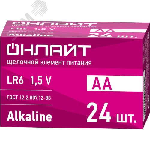 Батарейка OBT-ALK-LR6-BOX24