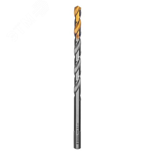 Сверло спиральное по металлу 8,5 х 165 мм, Р6М5, Golden Tip, удлиненное