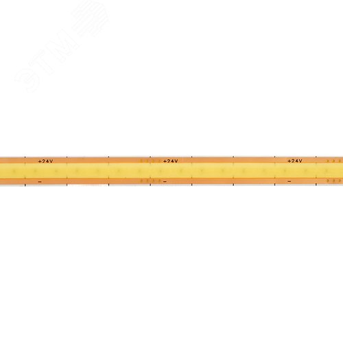 Лента светодиодная COB 10Вт/м 24В 3000К IP20 720LED/м LS536 свободный рез
