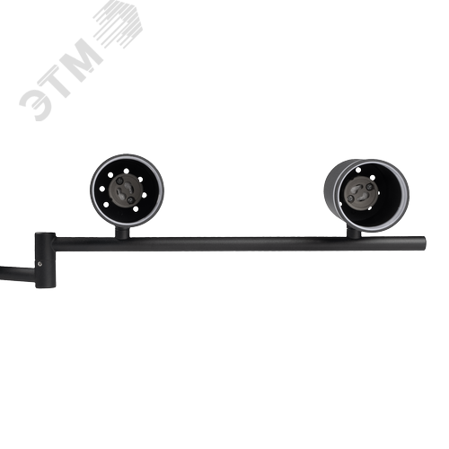 Светильник декоративный ДПО 0306 6xGU10 черный 230V IP20 JazzWay