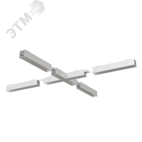 Светильник светодиодный встраиваемый ДВО02-2х10-001 Line Low X 930