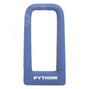 Замок навесной АВАНГАРД PYTHON 626 PURPLE силикон с креплением на раму всепогодный