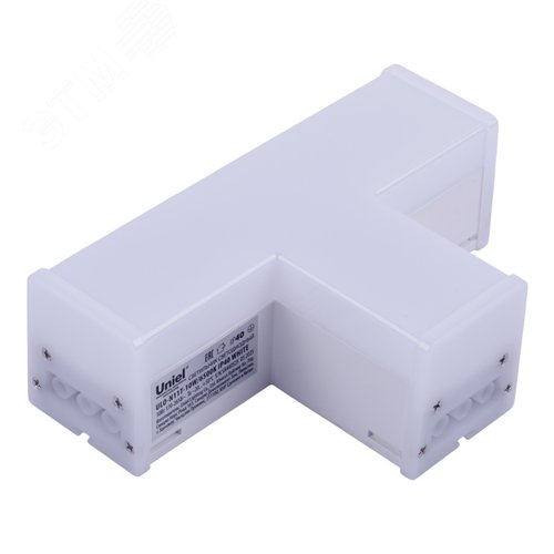 Светильник светодиодный T-образный. Белый свет (6500K). 1000Лм. Алюминий. Корпус белый ULO-N11T-10W/6500K IP40 WHITE