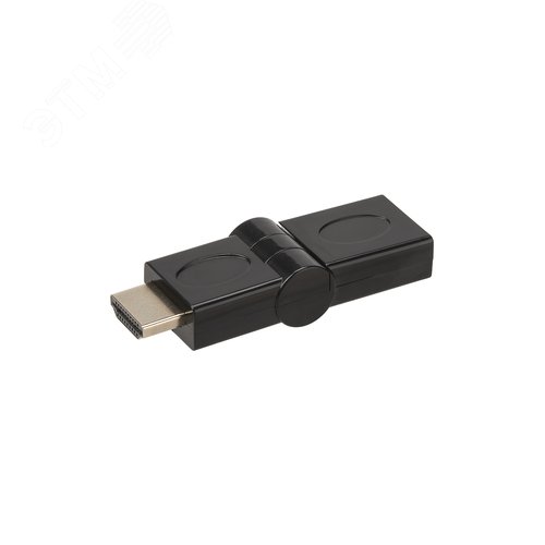 Переходник АВП 5 штекер HDMI - гнездо HDMI поворотный на 180 градусов, позолоченные контакты,