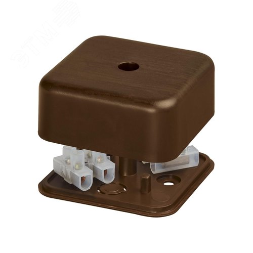 Коробка распаячная КР 50х50х20 ОП бук с клем. колодкой IP40 инд. штрихкод TDM
