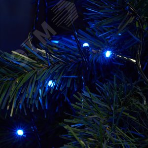 Гирлянда линейная LED синий 10 м с контроллером
