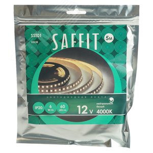 Лента светодиодная 6Вт/м 12В 4000К IP20 60LED/м SST01