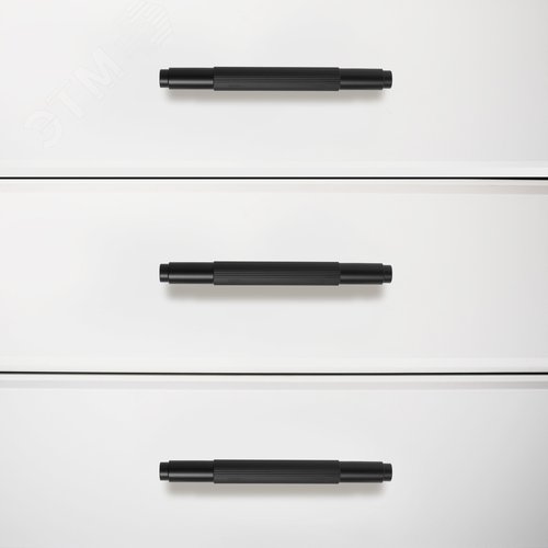 Ручка-скоба мебельная StahlBuro AP2309-96 2шт., BL черный матовый