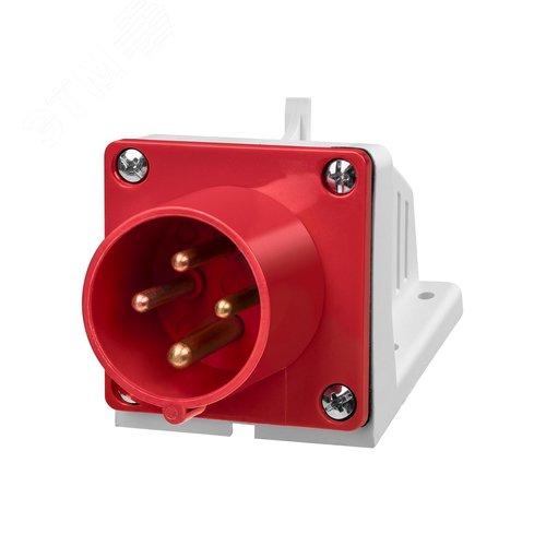 Вилка 514 стационарная 3Р+РЕ 16А 380В IP44 TDM