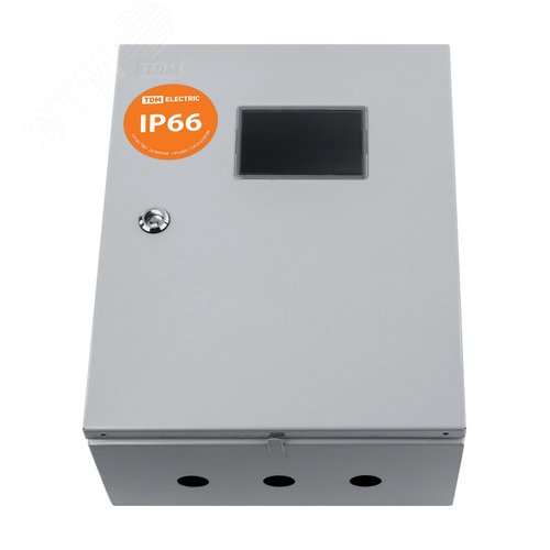 Корпус металлический ЩУ-1ф/1-0-12 IP66 (ЩУРН-1/12 IP66) (395х310х165)