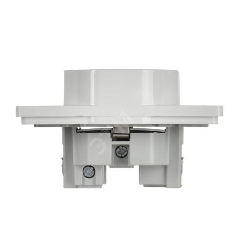 FLITE Розетка 2-местная с заземлением без защитных шторок 16А РС12-0-К-ФлБ белый
