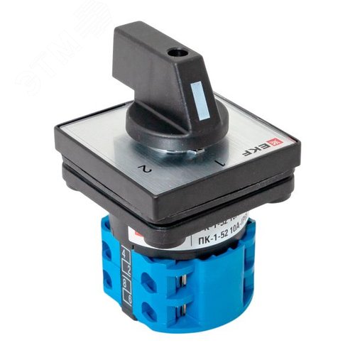 Переключатель кулачковый ПК-1-52 10А 2P 1-2 IP65