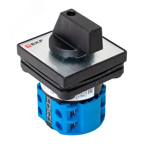 Переключатель кулачковый ПК-1-52 10А 2P 1-2 IP65
