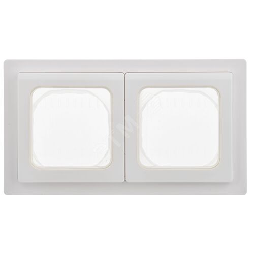 FLITE Рамка 2-местная IP55 Рпро-2-55-ФлБ белый