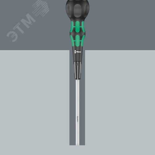Отвёртка крестовая, PH 2 x 100 мм, шарообразная рукоятка, 1850 PH Kraftform Ball-Grip